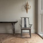 Chinese Antique, Single Horseshoe-back Armchair, Henan Province, Early 19th Century