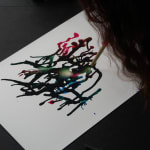 Sophie Hing Yee Cheung, CMYK Painting: Embodies Tree Branch and Human Cells, 2024