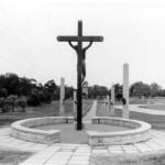 The Stations of the Cross is a powerful and evocative bronze installation located in the serene Gethsemane Memorial Garden at Macquarie Park Cemetery. This collection of intricately crafted sculptures, created by Linda Klarfeld, vividly depicts the Passion of Christ through a series of fourteen stations, including life-sized figures and detailed reliefs.