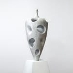 Yusuké Takemura, Dichroic Glass Mask III (brown), 2023