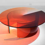 Rive Roshan, Colour Dial Table, Red Light, 2020