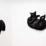 Tarryn Gill, Belly of the Beast, Black Sequin Mask, 2018
