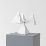 Jacky Redgate, Light Throw (Mirrors) Fold - Yellow and White, 2018