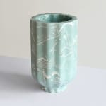 Kyoko Hashimoto and Guy Keulemans, Conglomerate Vase (blue & white), 2021