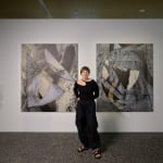 Izabela Pluta, Blue spectrum and descent 4 (Variation 2), 2020