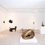 Tarryn Gill, Belly of the Beast, Black Sequin Mask, 2018