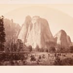 Carleton Watkins, Cathedral Rocks, Yosemite, 1878-81