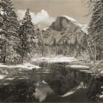 Ansel Adams, Merced River, Half Dome, Winter, Yosemite, c. 1930s