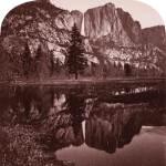 Charles Bierstadt, Mirror View of Cathedral Rocks, Yosemite, c. 1870s