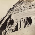 Francis Bedford (Attr.), Facade of the Great Rock Temple, Abu Simbel, c. 1860