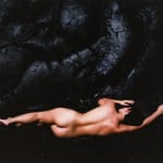 Cole Weston, Nude and Lava, Hawaii, 1983