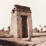 Felix Teynard, Karnak, Thèbes - Grande porte du sud vue du point C, 1851-52