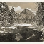 Ansel Adams, Merced River, Half Dome, Winter, Yosemite, c. 1930s