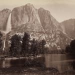 George Fiske, Yosemite Falls from the Merced, c. 1880