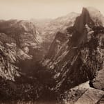 Carleton Watkins, Half Dome from Glacier Point, Yosemite, 1865-66