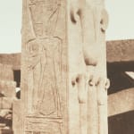 Felix Teynard, Sphinx, Karnak, 1851-52