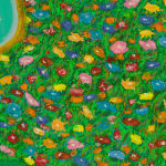 Ping Zheng, Undulate Fields, 2023