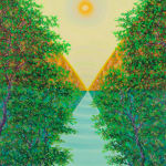 Ping Zheng, Undulate Fields, 2023