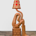Vincent Pocsik, Plant Life: Two Sunflowers in Cowboy Boot in Oak, 2023