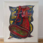 Elizabeth Murray, Untitled Drain Drawing, Jan-Feb 1988