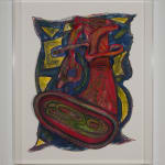 Elizabeth Murray, Untitled Drain Drawing, Jan-Feb 1988