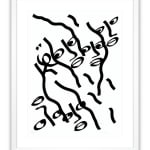 Shantell Martin - Printed Matter, Lithograph - Six ©, 2015