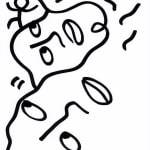 Shantell Martin - Drawings, Captain, 2021