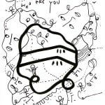 Shantell Martin - Drawings, Captain, 2021