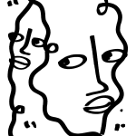 Shantell Martin - Drawings, Captain, 2021