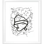Shantell Martin - Drawings, Captain, 2021