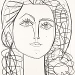 Pablo Picasso, Jacqueline au Bandeau de Face, 1962