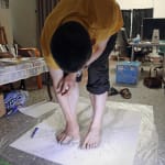 Shi Jin-Hua, Pen Walking #150, 2015