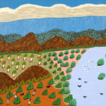 Nora Abbott, Rain over Blood Ranges, 2024