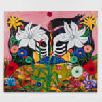 Daniel Gibson, Vase with Sand Dollar (Flower Moon), 2021