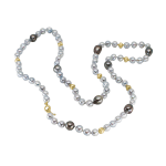 Multi Pearl Necklace by Fringe Gallery studio jeweler Barbara Heinrich