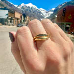 Wave Ring by Fringe Gallery studio jeweler Timo Krapf