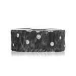 Dana Bronfman, Matte and Sparkle Mismatched Faceted Studs