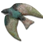 Clay and mixed media bird by Slate Gray Gallery artist Julie McNair