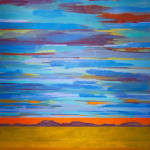 Acrylic on canvas landscape painting by Fringe Gallery artist Mark Bowles