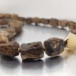 Bronzite Nugget Bead Necklace by Slate Gray Gallery studio jeweler Barbara Heinrich