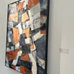 "Entangled" a Mixed Media encaustic painting by slate gray gallery artist Judith Kohin