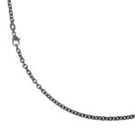 Oxidized Sterling Silver Chain by Fringe Gallery studio jeweler Elizabeth Garvin