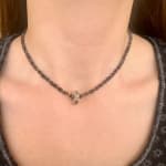 Labradorite Bead Necklace by Fringe Gallery studio jeweler Marki Knopp