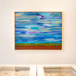 Acrylic abstract landscape painting by Fringe Gallery artist Mark Bowles
