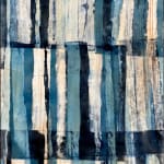 "On the Edge" a Mixed Media encaustic painting by slate gray gallery artist Judith Kohin