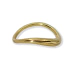 Wave Ring by Slate Gray Gallery studio jeweler Timo Krapf