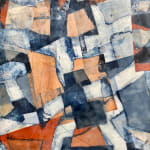 "Entangled" a Mixed Media encaustic painting by slate gray gallery artist Judith Kohin
