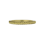 Roped Band Ring by Fringe Gallery studio jeweler Barbara Heinrich