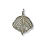 Aspen Leaf Pendant/Drop by Slate Gray Gallery studio jeweler Marki Knopp
