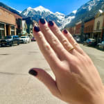 Roped Band Ring by Fringe Gallery studio jeweler Barbara Heinrich